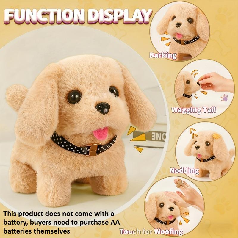 2026 Model Interactive Realistic Golden Retriever Toy Dog,Realistic Walking Barking & Tail Wagging, Electric Puppy with Sounds
2026 Model Interactive Realistic Golden Retriever Toy Dog,Realistic Walking Barking & Tail Wagging, Electric Puppy with Sounds