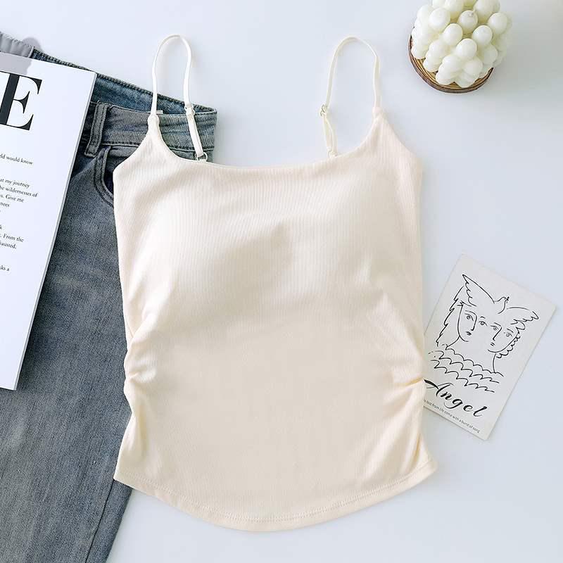 Изящная и сексуальная плиссированная майка на бретелях со встроенными чашечками для женщин – облегающая фигуру, с красивым дизайном спины One size (80-130 jin)
Изящная и сексуальная плиссированная майка на бретелях со встроенными чашечками для женщин – облегающая фигуру, с красивым дизайном спины One size (80-130 jin)