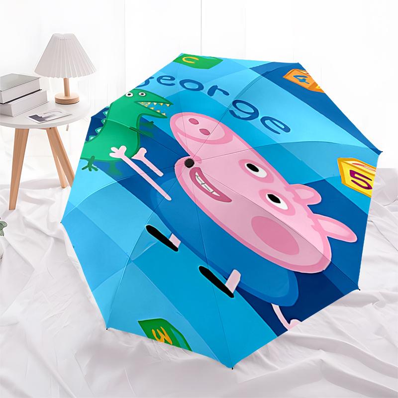 George s Dinosaur Adventure: Peppa Pig s Automatic Folding Umbrella - 8-Bone Iron Frame, Portable Design for Outdoor Fun and Festive Gifts01
George s Dinosaur Adventure: Peppa Pig s Automatic Folding Umbrella - 8-Bone Iron Frame, Portable Design for Outdoor Fun and Festive Gifts01