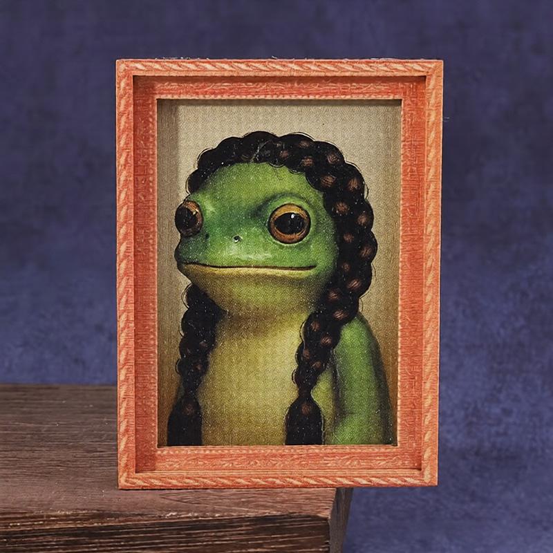 Funny Fridge Magnet Frog Refrigerator Sticker Wood Artistic Photo Framed Creative Frog Small Magnets Decoration
Funny Fridge Magnet Frog Refrigerator Sticker Wood Artistic Photo Framed Creative Frog Small Magnets Decoration