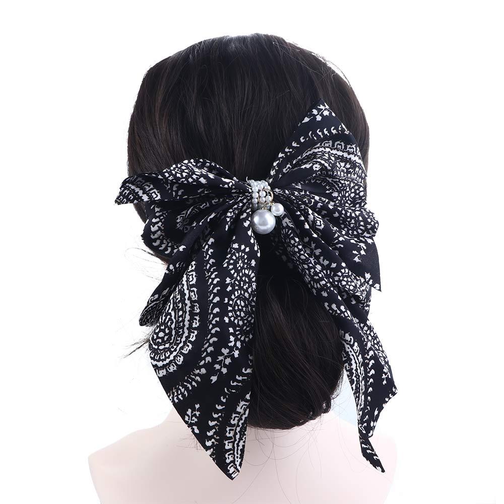 Elegant Retro Pattern Pearl Korean Women Houndstooth Spring Clip Bow Hair Clip Hair Accessories A
Elegant Retro Pattern Pearl Korean Women Houndstooth Spring Clip Bow Hair Clip Hair Accessories A