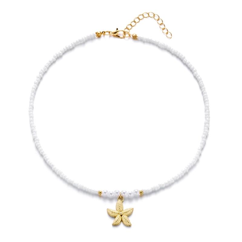 Versatile Bohemian Starfish Pendant Necklace Pearls Bead Jewelry Adjustable Length for Parties Holidays and Daily Wear
Versatile Bohemian Starfish Pendant Necklace Pearls Bead Jewelry Adjustable Length for Parties Holidays and Daily Wear