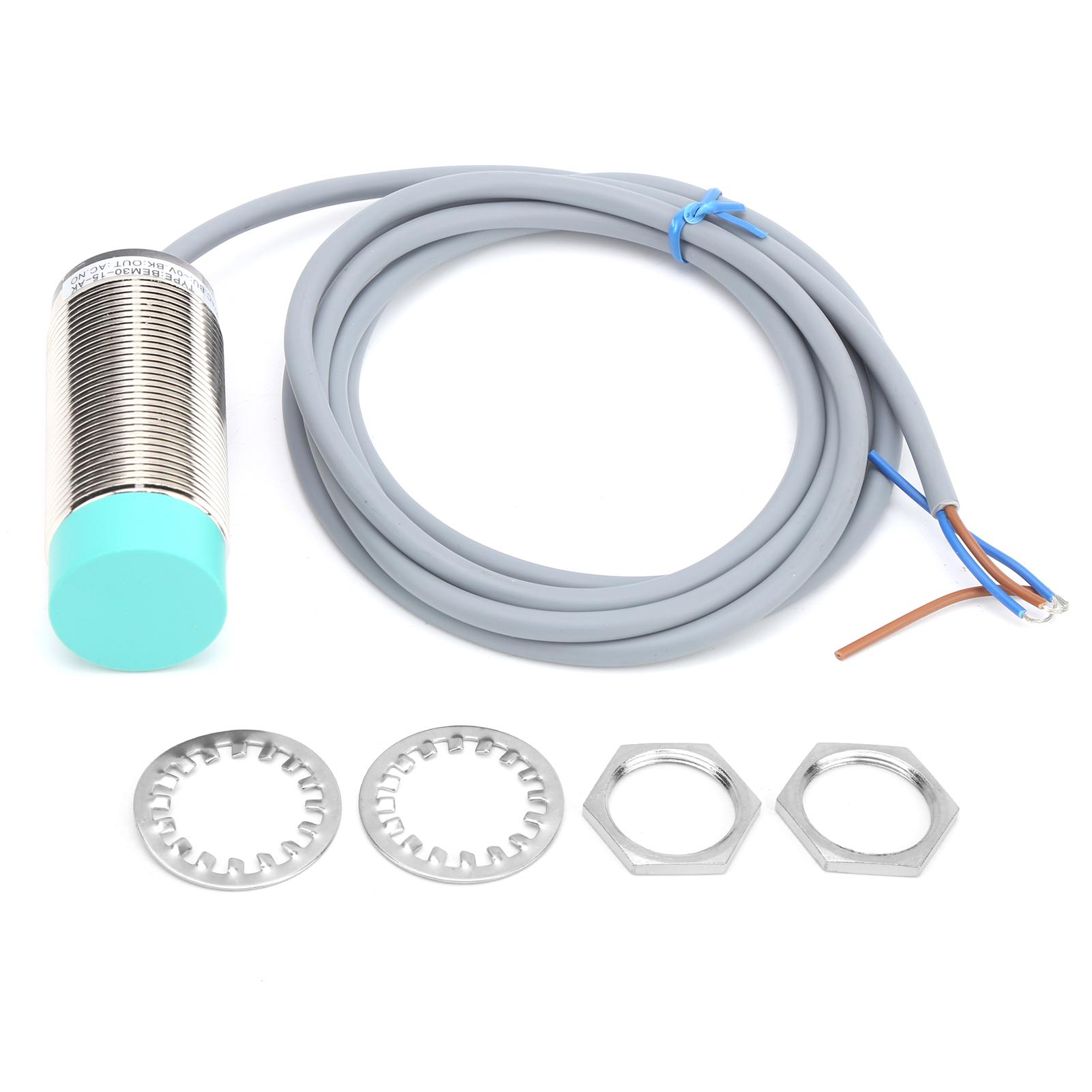 BERM Approach Switch Sensor Cylindrical 2‑Wire Power Control Equipment BEM30‑15‑AK 90~250VAC
BERM Approach Switch Sensor Cylindrical 2‑Wire Power Control Equipment BEM30‑15‑AK 90~250VAC