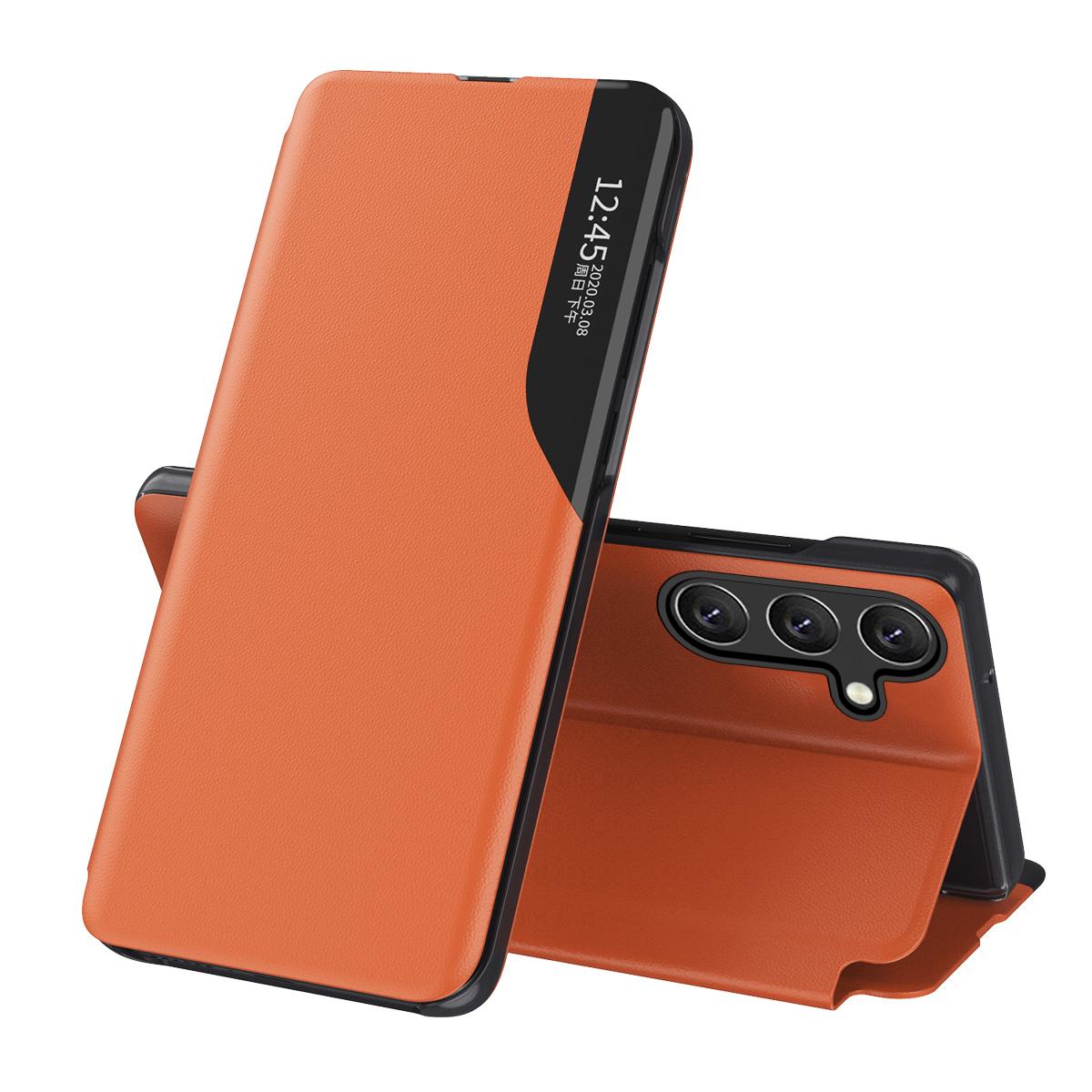 For Samsung Galaxy A35 5G Case PU Leather Stand View Window Phone Cover Orange
For Samsung Galaxy A35 5G Case PU Leather Stand View Window Phone Cover Orange