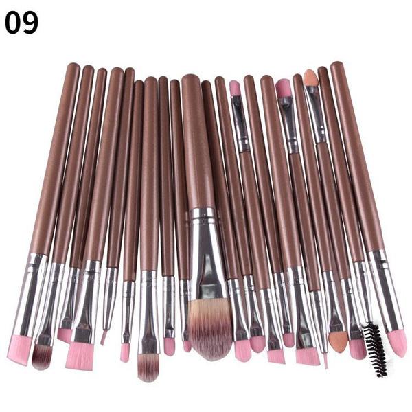 20 шт./компл. набор кистей для макияжа, косметические тени для век, основа для румян, подводка для глаз, кисть для растушевки губ, инструменты для макияжа
20 шт./компл. набор кистей для макияжа, косметические тени для век, основа для румян, подводка для глаз, кисть для растушевки губ, инструменты для макияжа