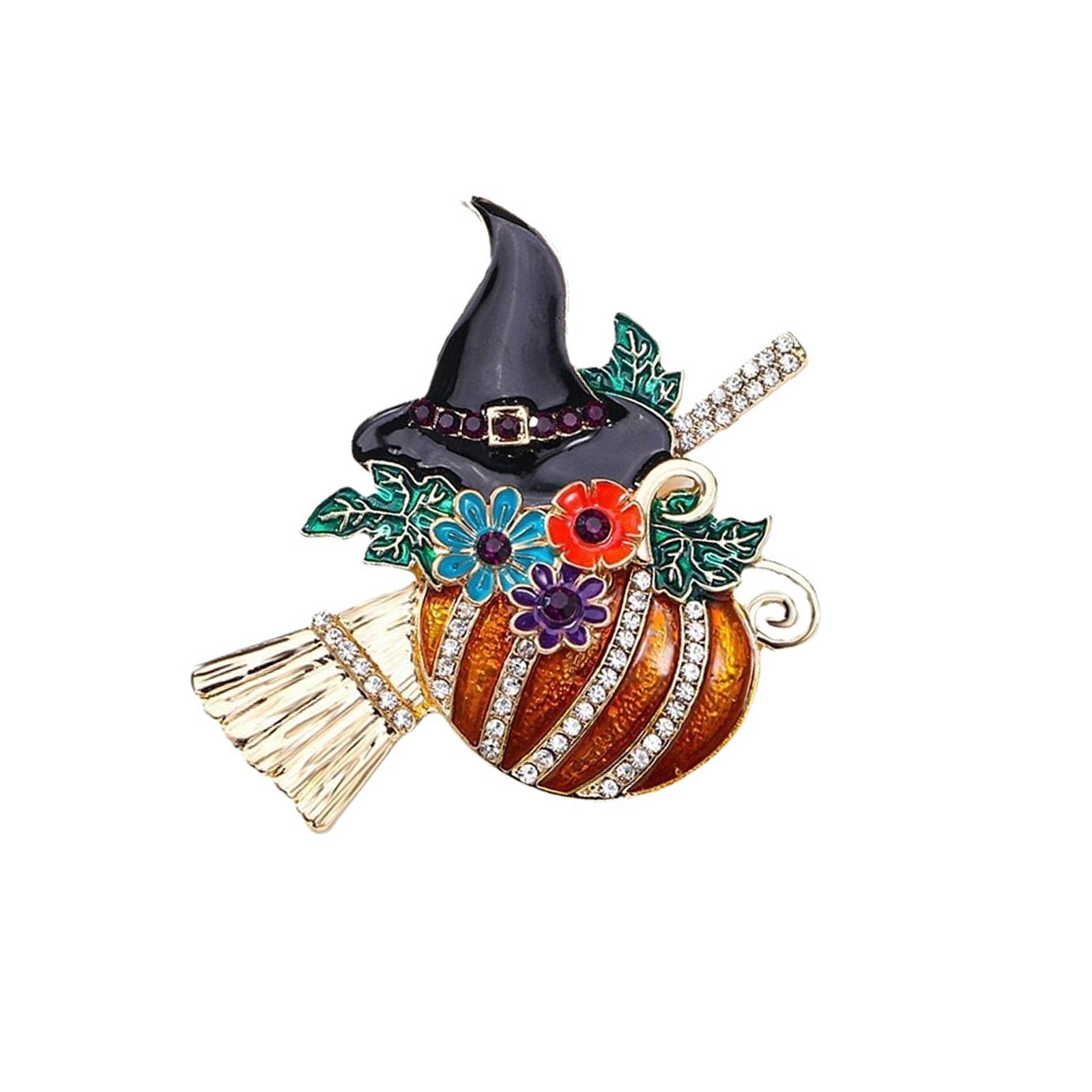 Брошь Хэллоуин Ведьма Тыква Метла Мультяшный Дизайн Сплав Аксессуар Для Праздничного Костюма Вечеринки Подарок
Брошь Хэллоуин Ведьма Тыква Метла Мультяшный Дизайн Сплав Аксессуар Для Праздничного Костюма Вечеринки Подарок