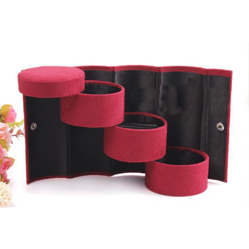 Box Display Jewelry Organizer Flannel Round Portable Travel Storage Gift Case красный
Box Display Jewelry Organizer Flannel Round Portable Travel Storage Gift Case красный