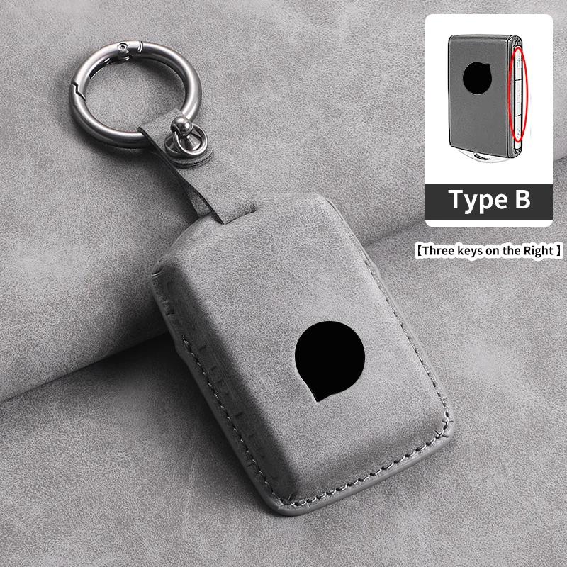 Чехол для автомобильного ключа из кожи с 3 кнопками для Volvo S60 S90 XC40 XC60 XC90 V60 V90 T6 T8, аксессуары для защиты автомобильного ключа
Чехол для автомобильного ключа из кожи с 3 кнопками для Volvo S60 S90 XC40 XC60 XC90 V60 V90 T6 T8, аксессуары для защиты автомобильного ключа