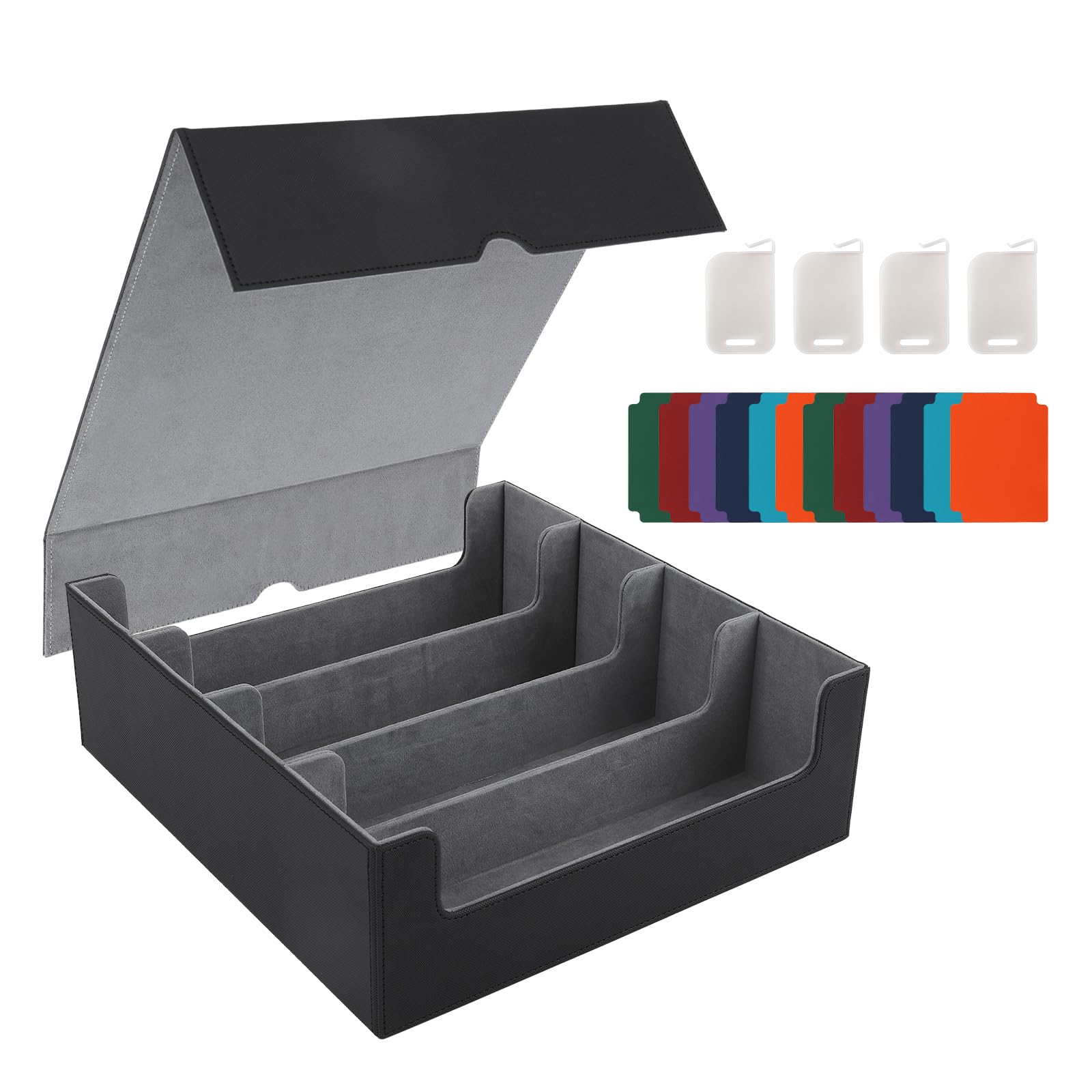 ZWSJLC Deck Large PU Leather Trading Card Storage Card Совместимо с хранением различных карт Чехол, Емкость, Хранение, Чехол, Чехол, (Серый, 3200+) серый
ZWSJLC Deck Large PU Leather Trading Card Storage Card Совместимо с хранением различных карт Чехол, Емкость, Хранение, Чехол, Чехол, (Серый, 3200+) серый