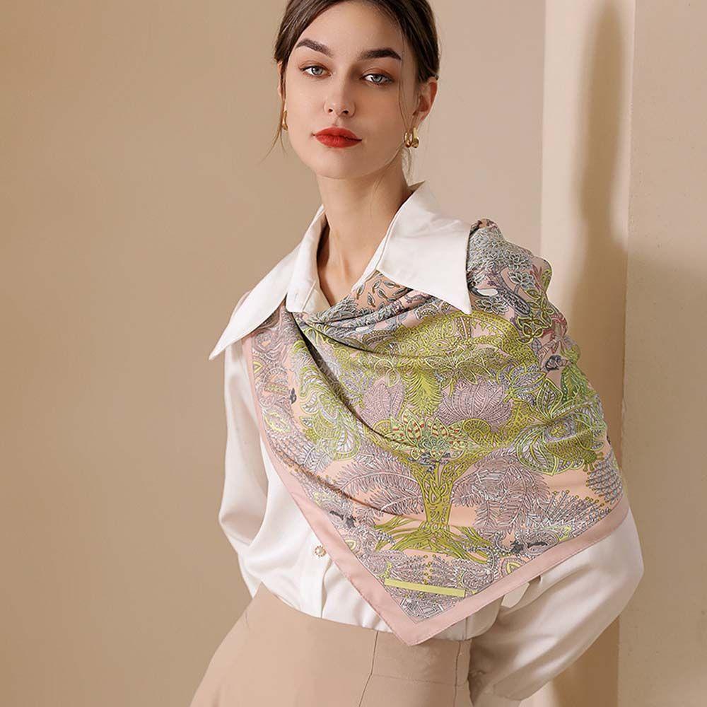 Tourism Decoration Lady Printed Silk Large Square Scarf Neckerchief Women Silk Scarf Wrap Shawl розовый
Tourism Decoration Lady Printed Silk Large Square Scarf Neckerchief Women Silk Scarf Wrap Shawl розовый
