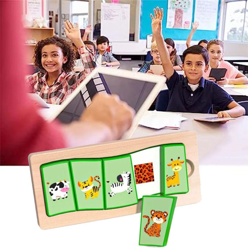 Montessori Shape Matching Board Game Puzzle Board Animal Jigsaw Toys Parent Child 1set
Montessori Shape Matching Board Game Puzzle Board Animal Jigsaw Toys Parent Child 1set