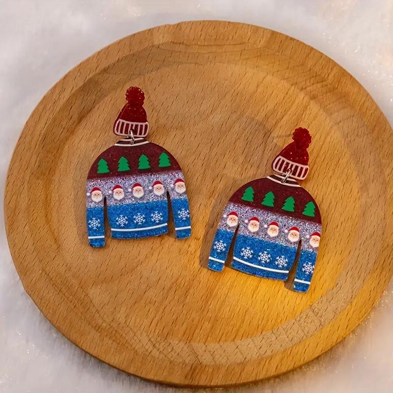 Retro Christmas Carnival Acrylic Sweater Earrings 2024 
Retro Christmas Carnival Acrylic Sweater Earrings 2024