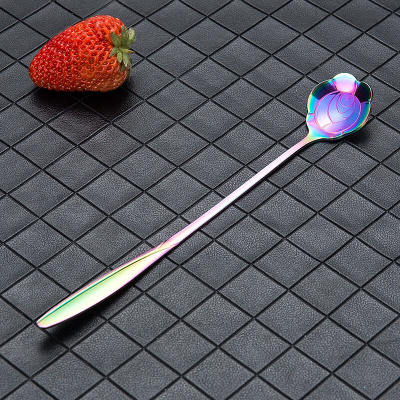 ZISIZ Stainless Steel Cherry Blossom Long Handle Stirring Spoon
ZISIZ Stainless Steel Cherry Blossom Long Handle Stirring Spoon