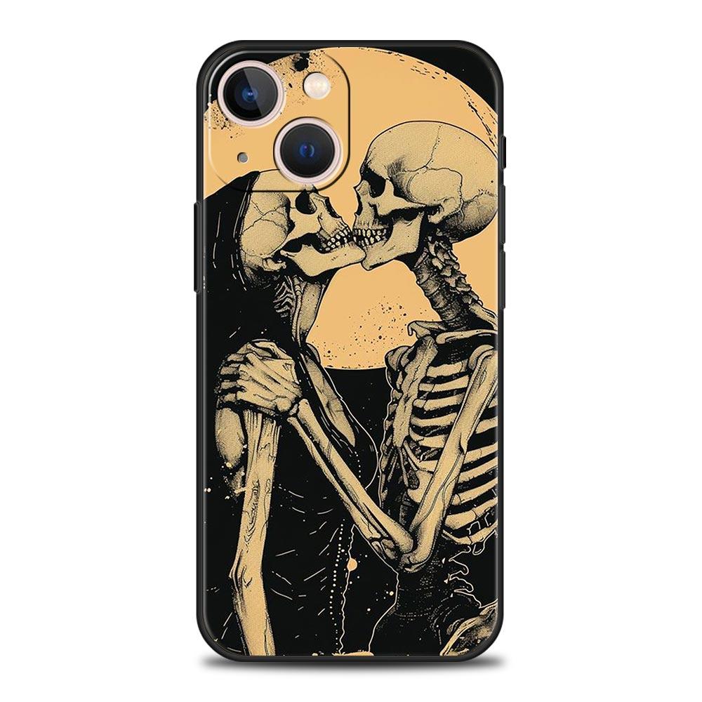 Love Skeleton Skull Phone Case For iPhone 17 16 15 Pro Max 11 12 13 14 7 8 Plus SE 2020 X XR XS Cover Soft Black iPhone 15Pro Max
Love Skeleton Skull Phone Case For iPhone 17 16 15 Pro Max 11 12 13 14 7 8 Plus SE 2020 X XR XS Cover Soft Black iPhone 15Pro Max