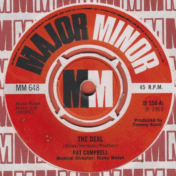 7inch Record PAT CAMPBELL The Deal The Mission MM648 Major Minor 1969 UK Pop Used
7inch Record PAT CAMPBELL The Deal The Mission MM648 Major Minor 1969 UK Pop Used