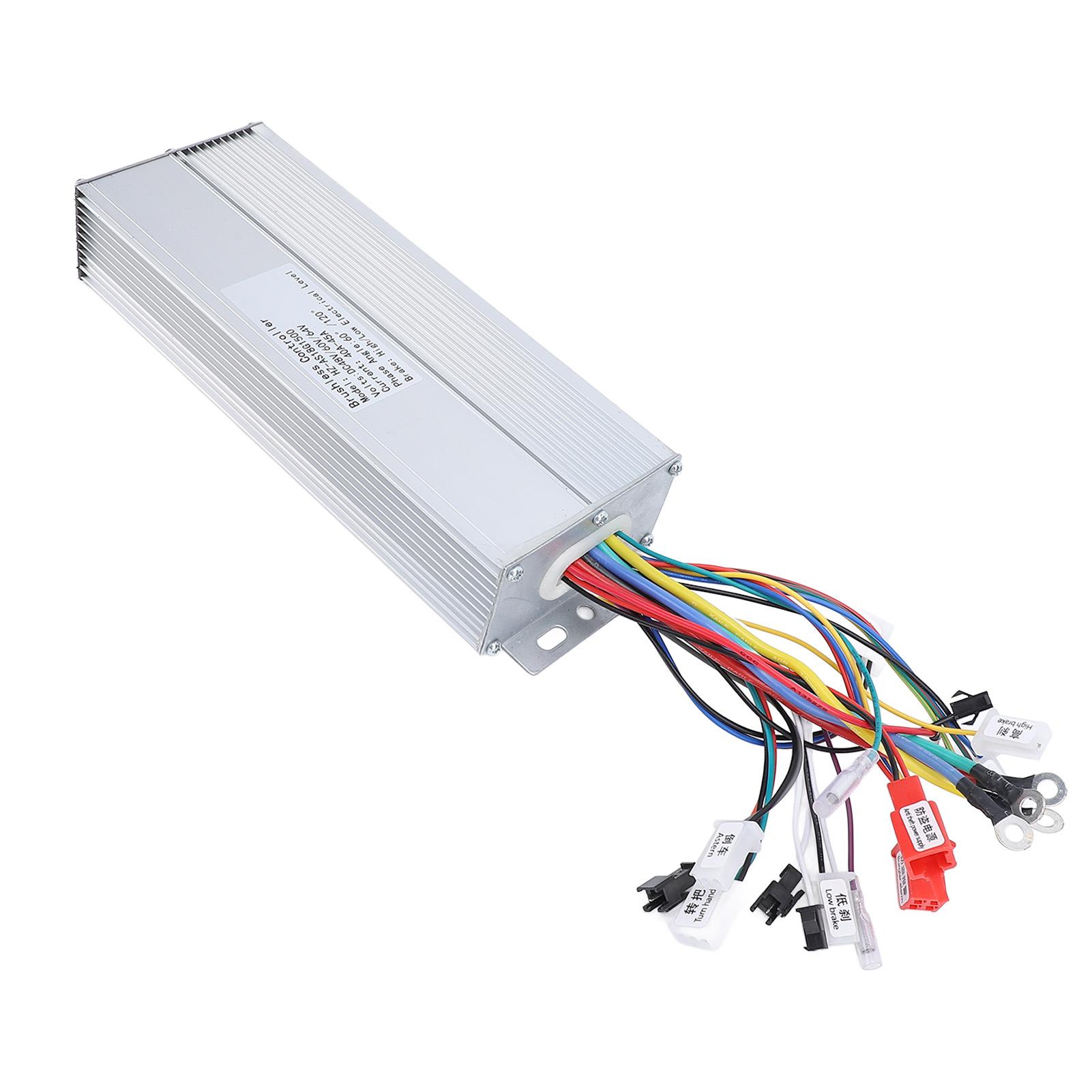 48V 60V 64V 1500W Electric Scooter Controller Intelligent Brushless Motor Controller Aluminum Alloy Replacement Electric Bike Controller
48V 60V 64V 1500W Electric Scooter Controller Intelligent Brushless Motor Controller Aluminum Alloy Replacement Electric Bike Controller