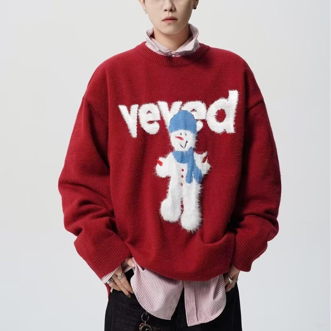 Men s Trendy Mink Velvet Knitted Sweater - Christmas Snowman Letter Style, Autumn/Winter Fashion Knitwear M червоний
Men s Trendy Mink Velvet Knitted Sweater - Christmas Snowman Letter Style, Autumn/Winter Fashion Knitwear M червоний