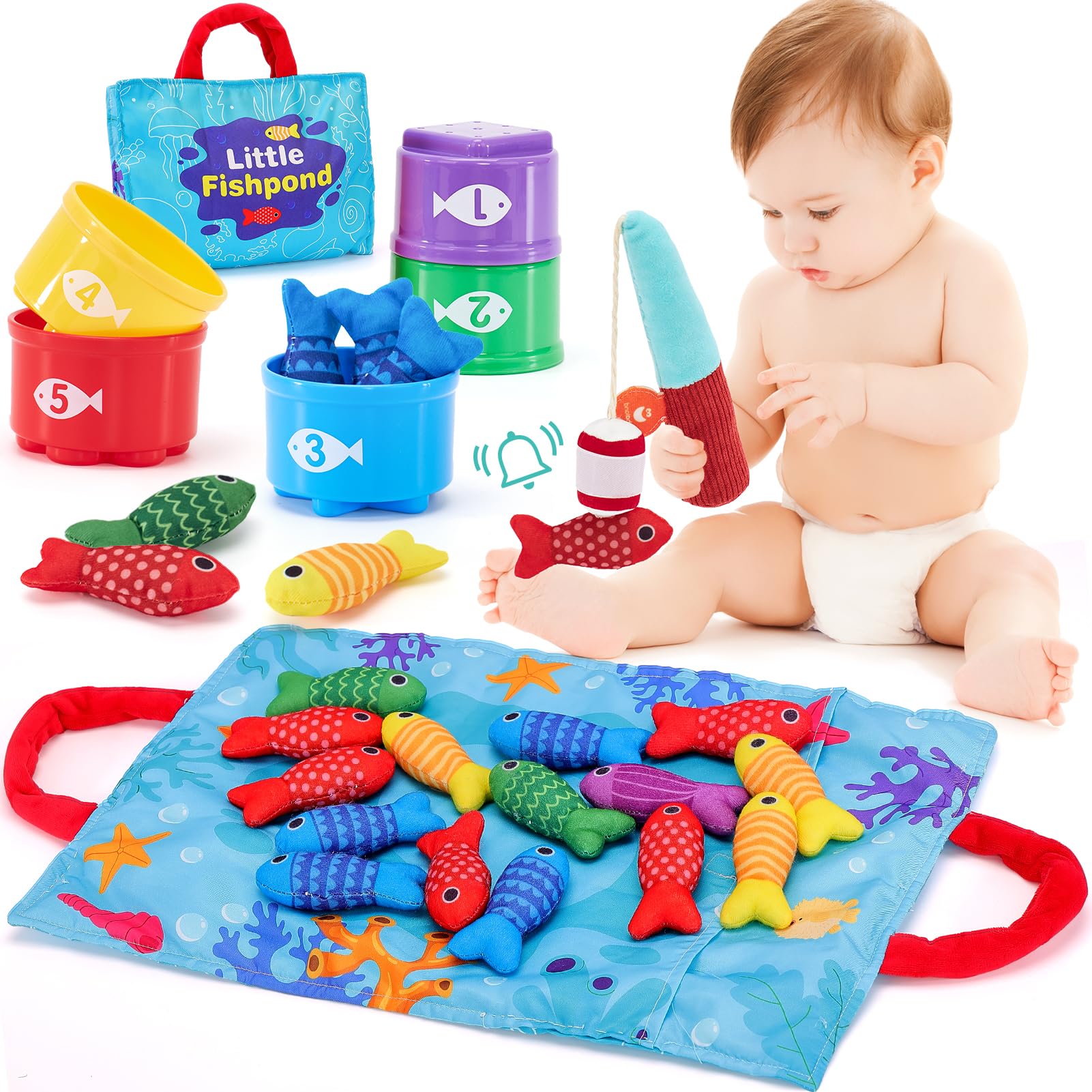 hahaland Montessori Educational Toy for Ages 1-3, Shape Matching Fishing Toy, Early Development, Finger Training, Cloth Fishing Toy, Popular
hahaland Montessori Educational Toy for Ages 1-3, Shape Matching Fishing Toy, Early Development, Finger Training, Cloth Fishing Toy, Popular