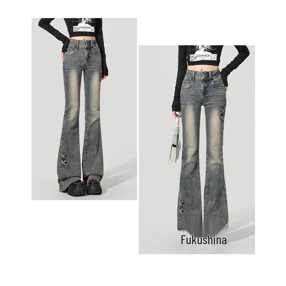 Women s Retro High-Waisted Micro-Flare Jeans - 2025 Spring/Summer Stretch Slimming Petite Horseshoe Pants XL
Women s Retro High-Waisted Micro-Flare Jeans - 2025 Spring/Summer Stretch Slimming Petite Horseshoe Pants XL