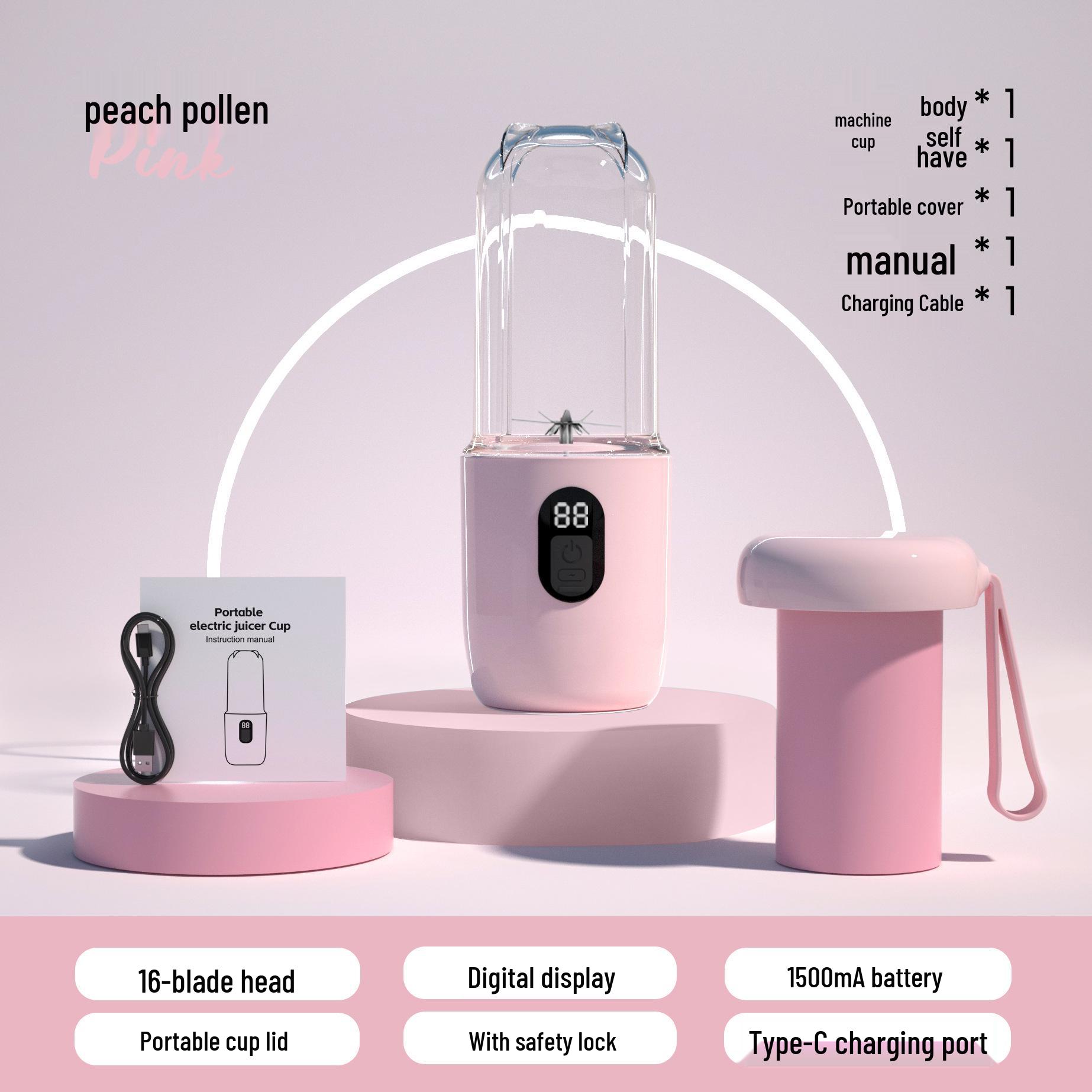 Portable USB Rechargeable Multifunctional Juicer Cup for Home and Travel
Portable USB Rechargeable Multifunctional Juicer Cup for Home and Travel