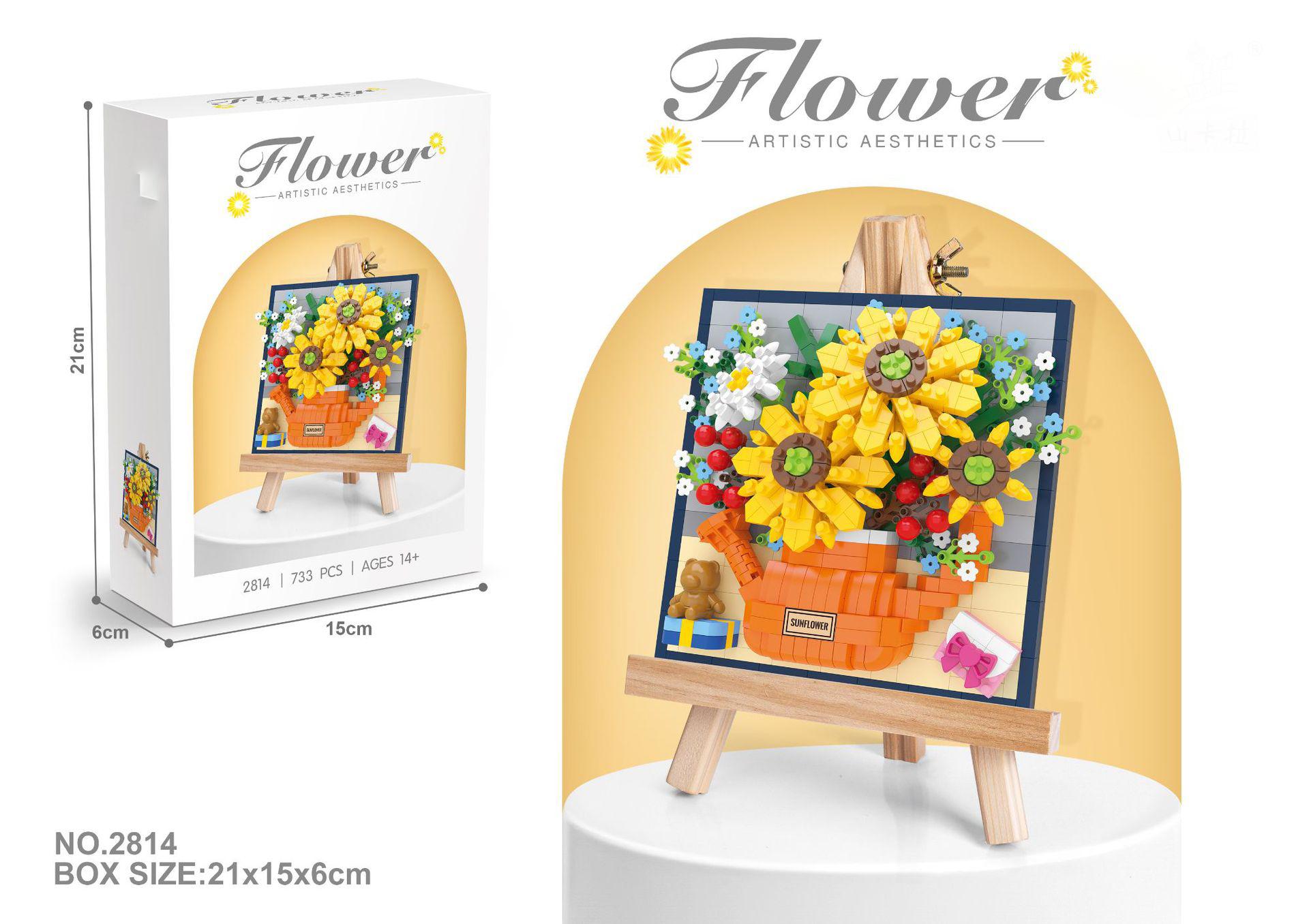 flowers bouquet easel Mini Building Blocks Creative Construction Educational Toys for Kids 10 to 12 years old girl boys gifts
flowers bouquet easel Mini Building Blocks Creative Construction Educational Toys for Kids 10 to 12 years old girl boys gifts