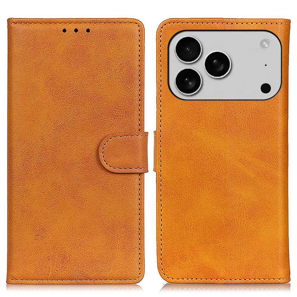 For iPhone 17 Pro Case Cowhide Texture Leather Wallet Stand Phone Cover Brown
For iPhone 17 Pro Case Cowhide Texture Leather Wallet Stand Phone Cover Brown