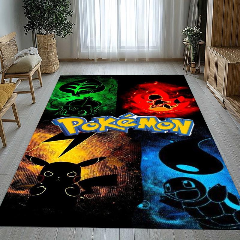 Kawaii Pokemon Pikachu Cartoon Living Room Non-Slip Area Rug Soft Carpet for Bedroom Kids Playroom Sofa,Home Decor Doormat Gift 40x60cm
Kawaii Pokemon Pikachu Cartoon Living Room Non-Slip Area Rug Soft Carpet for Bedroom Kids Playroom Sofa,Home Decor Doormat Gift 40x60cm