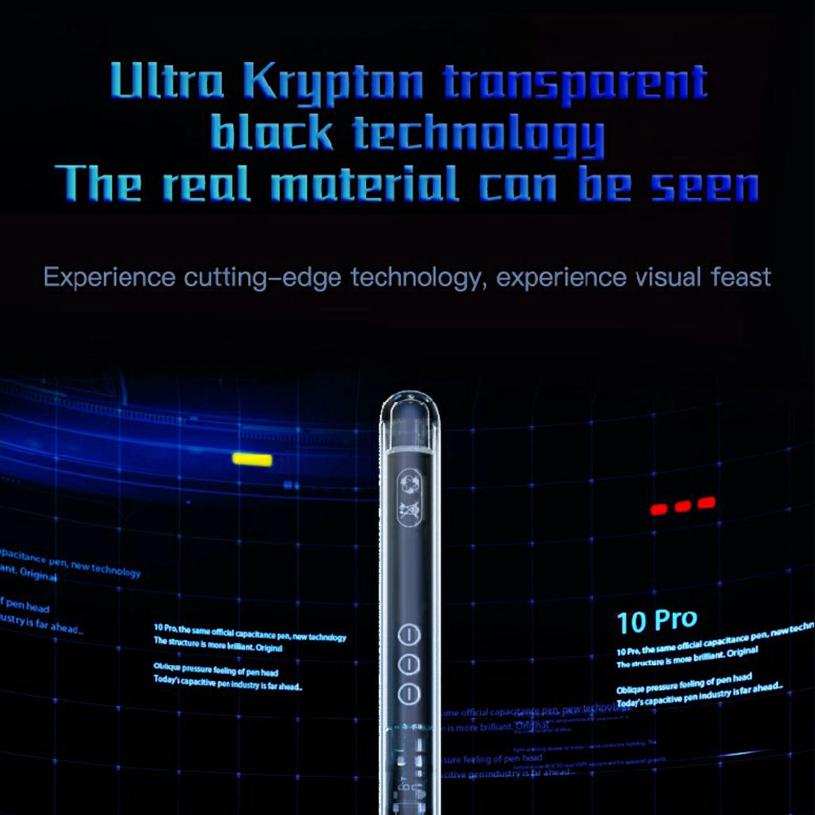 10pro Transparent Active Capacitive Pen Tilt Sensitivity and Palm Rejection Stylus for iPad (Wireless Charging) A
10pro Transparent Active Capacitive Pen Tilt Sensitivity and Palm Rejection Stylus for iPad (Wireless Charging) A