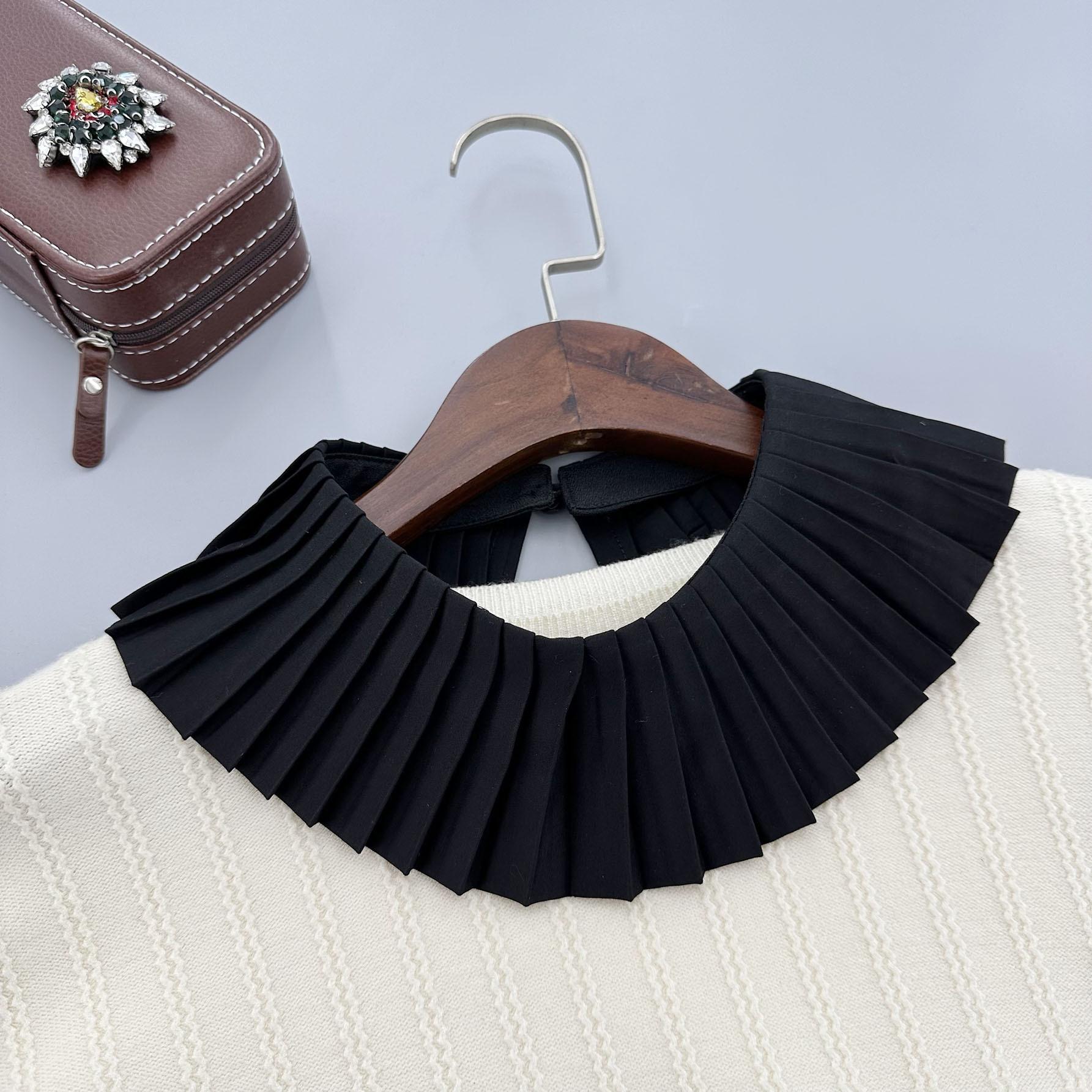 Women S Clothing Accessories Versatile Fake Collar Korean Collar White Detachable Round Neck For Blouse Women S Clothing Shirt чорний
Women S Clothing Accessories Versatile Fake Collar Korean Collar White Detachable Round Neck For Blouse Women S Clothing Shirt чорний