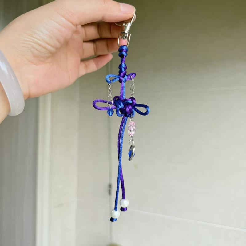 Hand-Woven Chinese Knot Keychain Peace Knot Pendant Bag Hanging Decoration Car Keyring Accessories Gift 1Pcs
Hand-Woven Chinese Knot Keychain Peace Knot Pendant Bag Hanging Decoration Car Keyring Accessories Gift 1Pcs