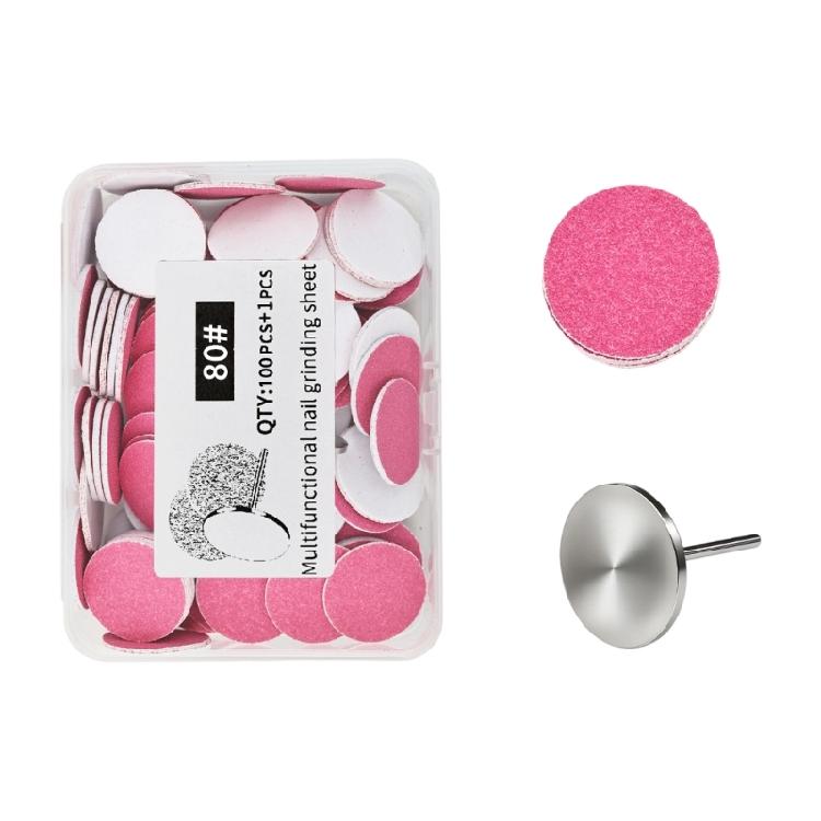 100 Professional Manicure Sandpaper Discs For Precise Grinding And Salon Quality Results With Portable Storage Case рожевий
100 Professional Manicure Sandpaper Discs For Precise Grinding And Salon Quality Results With Portable Storage Case рожевий