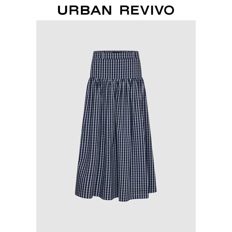 Women s Spliced Plaid Pleated Midi Skirt S
Women s Spliced Plaid Pleated Midi Skirt S