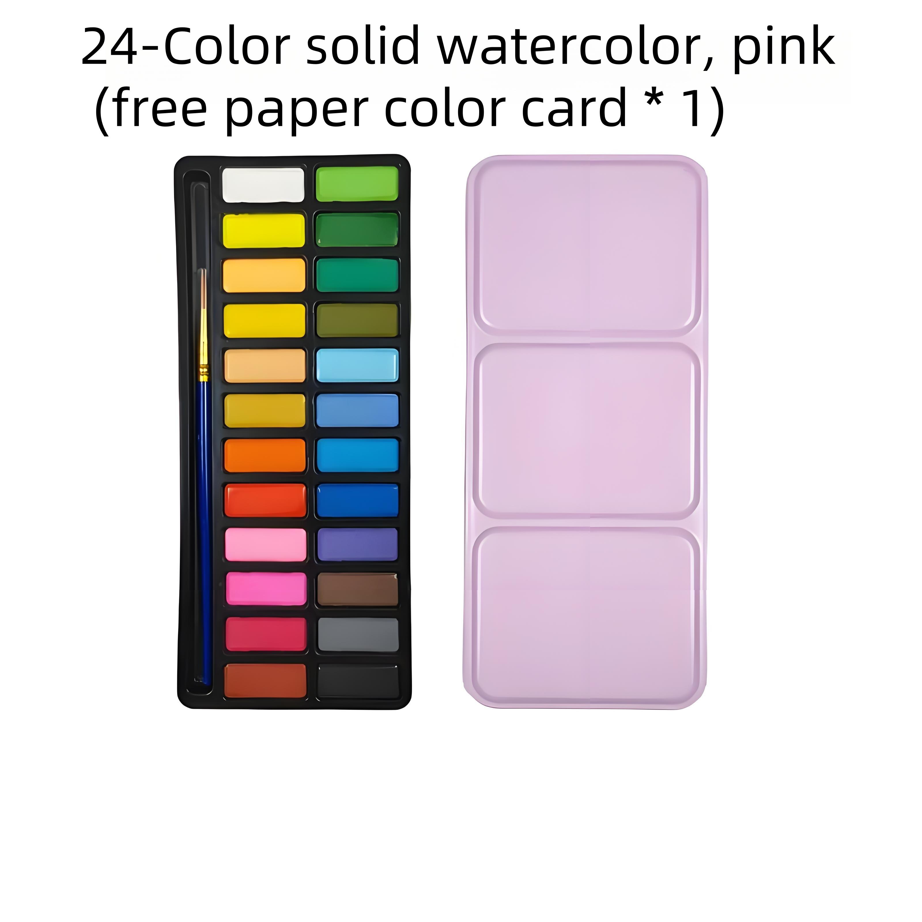 4-Color Metal Tin Watercolor Set w/ Free Brush & Chart - Portable Art Kit for Beginners, Artists, Sketching & Doodling Option 24 фіолетовий
4-Color Metal Tin Watercolor Set w/ Free Brush & Chart - Portable Art Kit for Beginners, Artists, Sketching & Doodling Option 24 фіолетовий