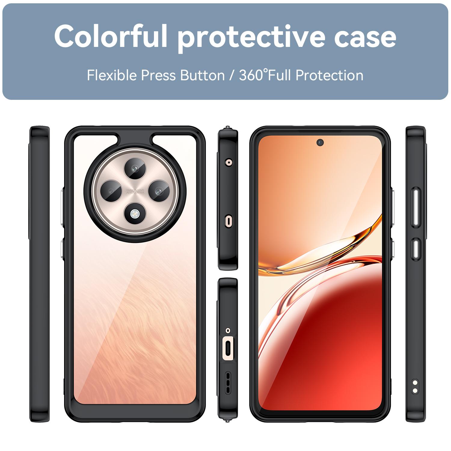 For Oppo Reno12 F 5G/Reno12 F 4G Shockproof Case TPU +Acrylic Protective Clear Phone Cover Transparent
For Oppo Reno12 F 5G/Reno12 F 4G Shockproof Case TPU +Acrylic Protective Clear Phone Cover Transparent