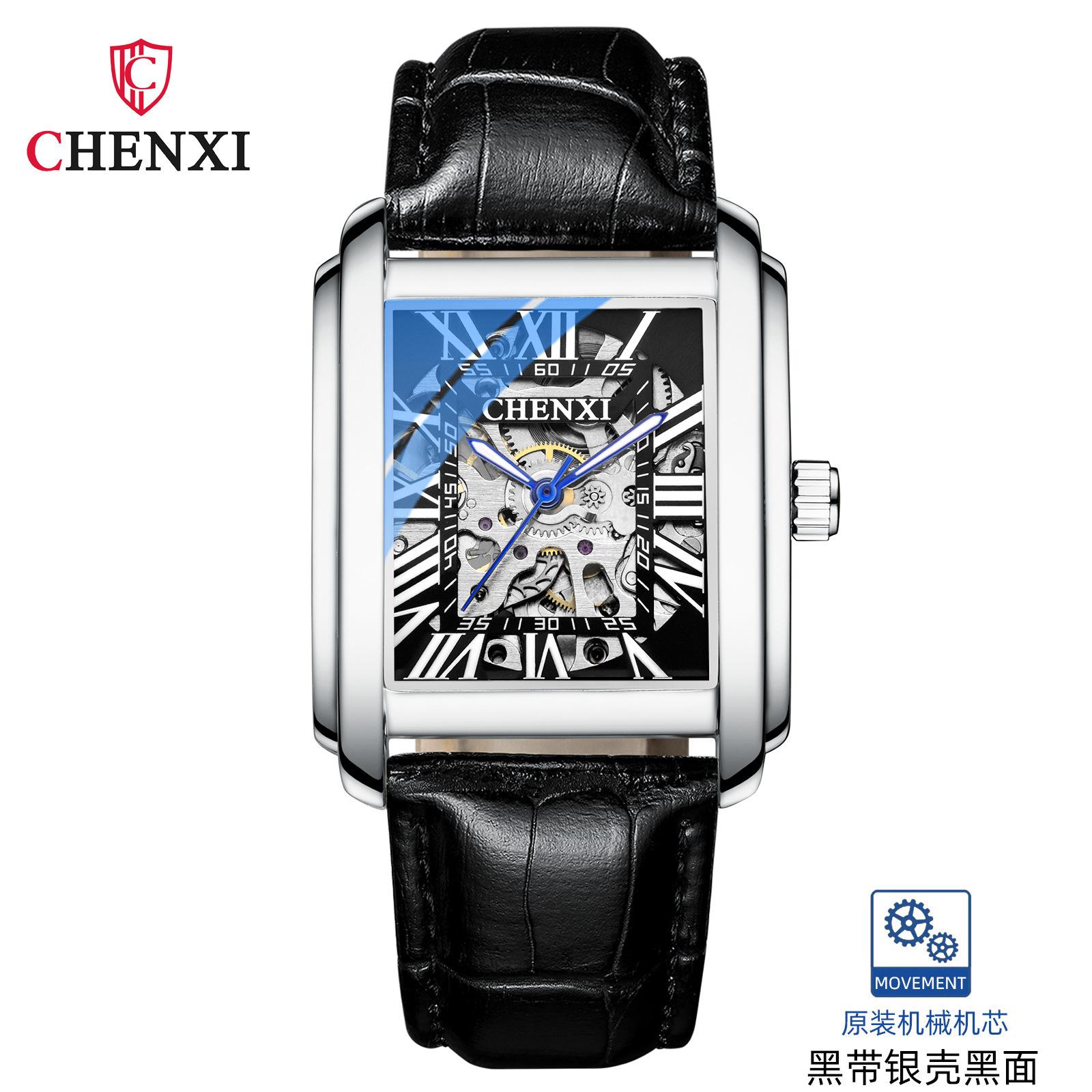Square Hollow Mechanical Watch, Men S Leather Waterproof Automatic Mechanical Watch
Square Hollow Mechanical Watch, Men S Leather Waterproof Automatic Mechanical Watch