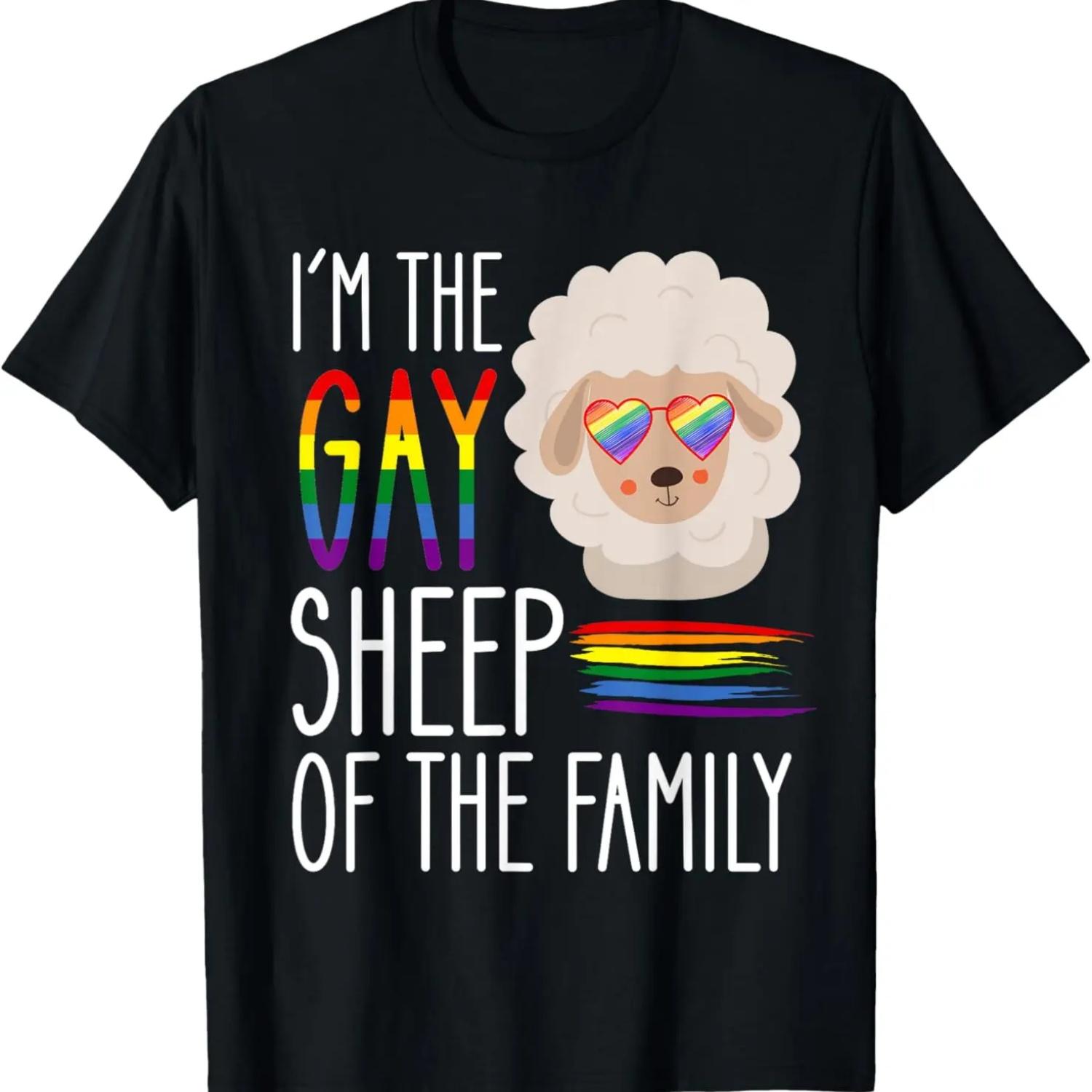Rainbow Sheep Gay Sheep Of The Family LGBTQ+ Stuff Lesbian T-Shirt XXXXXL чорний
Rainbow Sheep Gay Sheep Of The Family LGBTQ+ Stuff Lesbian T-Shirt XXXXXL чорний