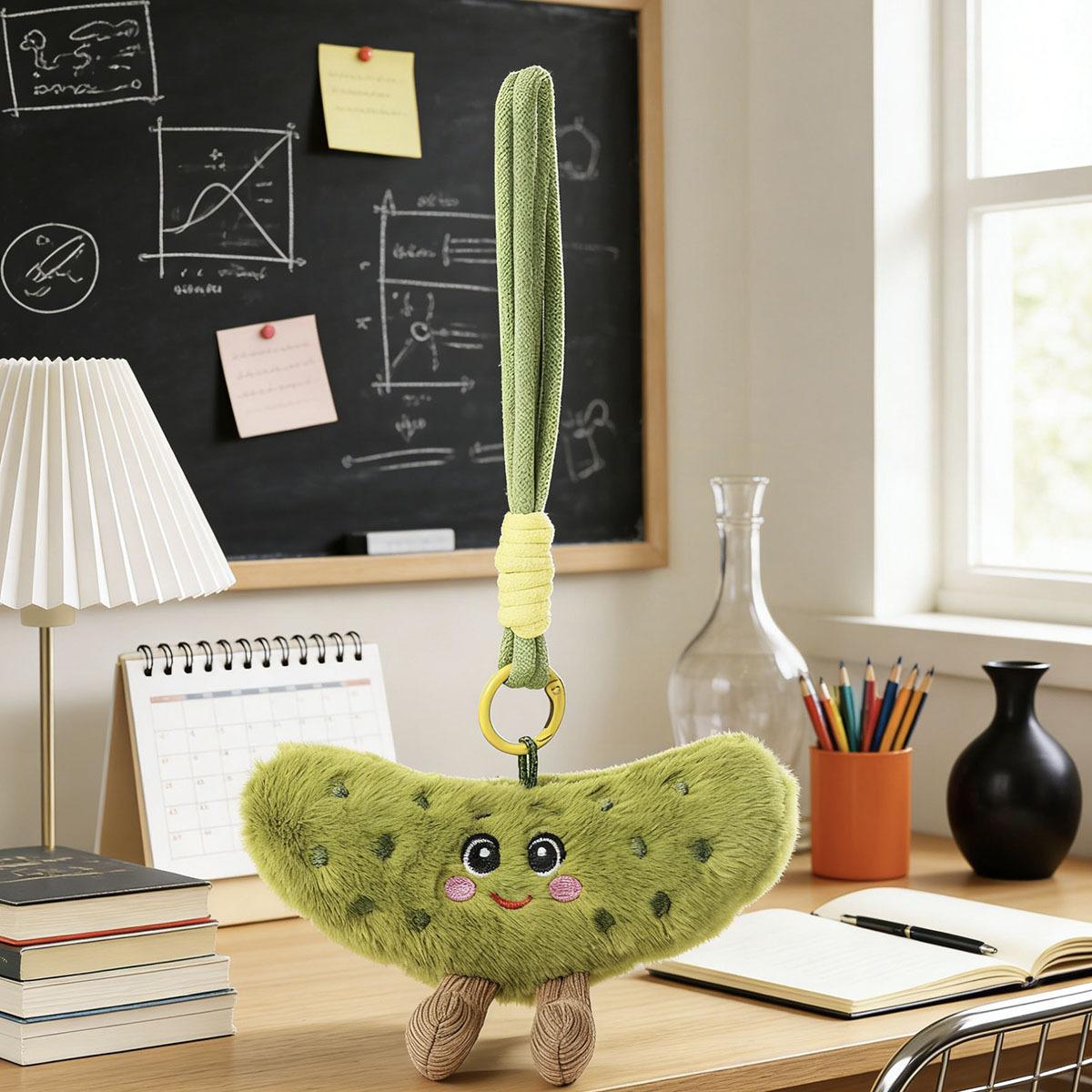 Cucumber Plush Keychain Cute Bag Charm Soft Stuffed Toy Gift for Kids Friends
Cucumber Plush Keychain Cute Bag Charm Soft Stuffed Toy Gift for Kids Friends