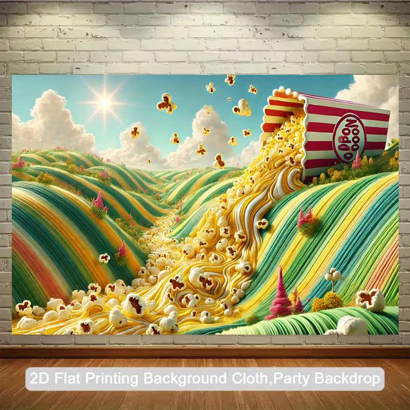2D Fantasy Popcorn Field Backdrop Whimsical Kids Birthday Party Photoshoot Background 47.2x31.5inch/120*80cm
2D Fantasy Popcorn Field Backdrop Whimsical Kids Birthday Party Photoshoot Background 47.2x31.5inch/120*80cm