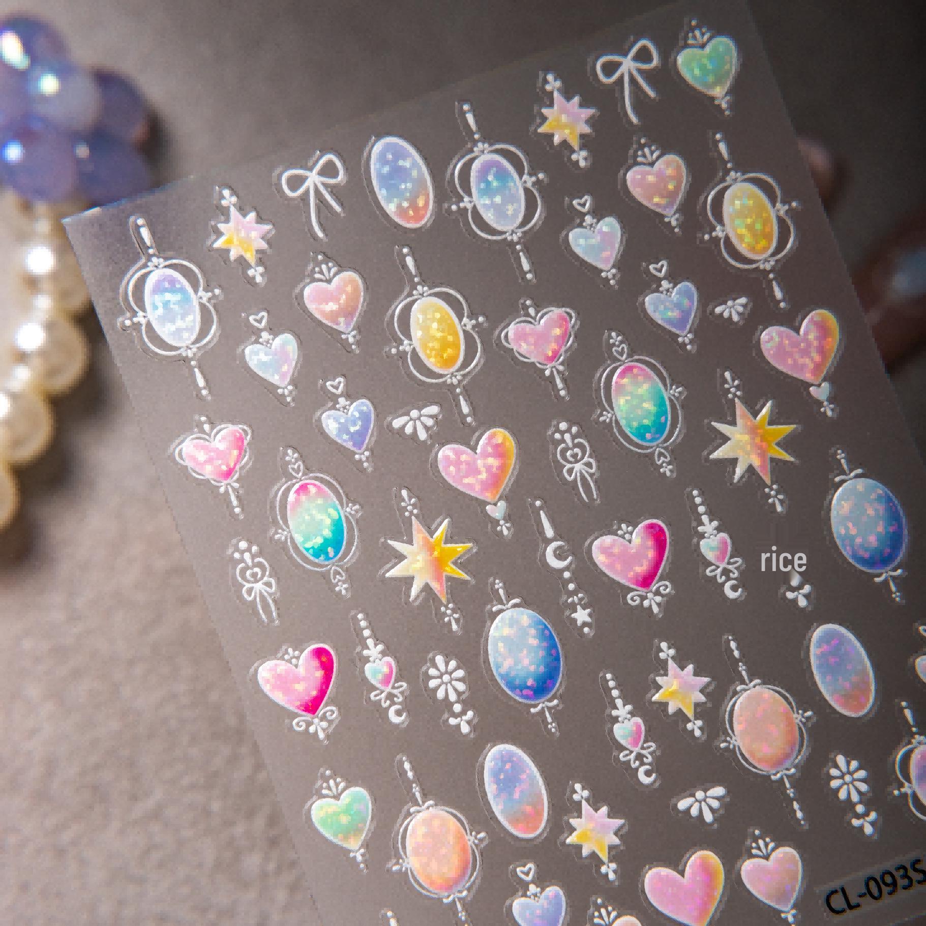 Cyansea Dopamine Heart-Shaped Balloon Nail Art & Phone Case Stickers CL-093-07
Cyansea Dopamine Heart-Shaped Balloon Nail Art & Phone Case Stickers CL-093-07