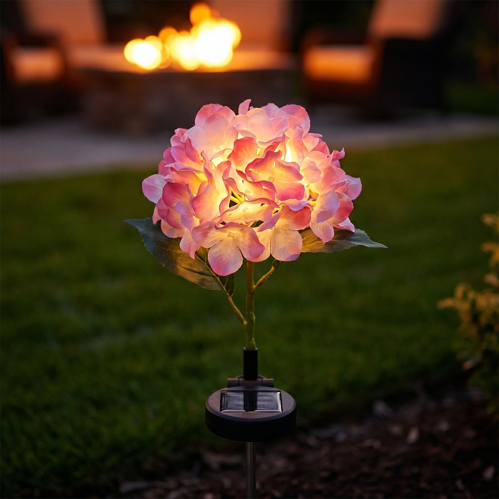 Outdoor Solar Powered Garden Stake Flower Single Head Hydrangea Decorative Light for Yard Pathway Lawn Landscape Lighting One Size рожевий
Outdoor Solar Powered Garden Stake Flower Single Head Hydrangea Decorative Light for Yard Pathway Lawn Landscape Lighting One Size рожевий