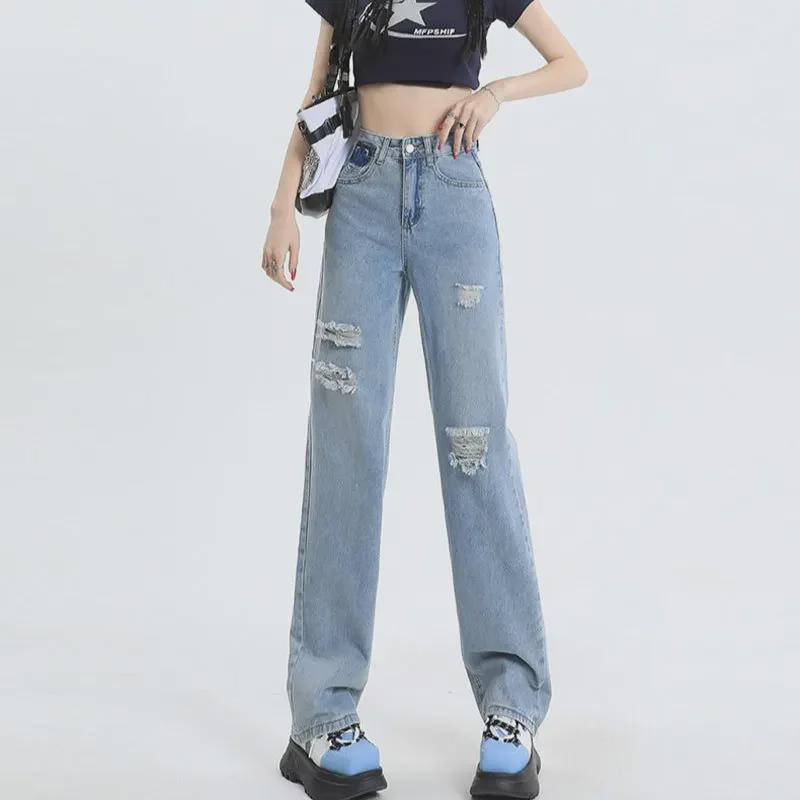 Women s Color-Block Wide-Leg Ripped Jeans: Spring/Summer Loose-Fit Floor-Length Pants Extra Large світло-синій колір
Women s Color-Block Wide-Leg Ripped Jeans: Spring/Summer Loose-Fit Floor-Length Pants Extra Large світло-синій колір