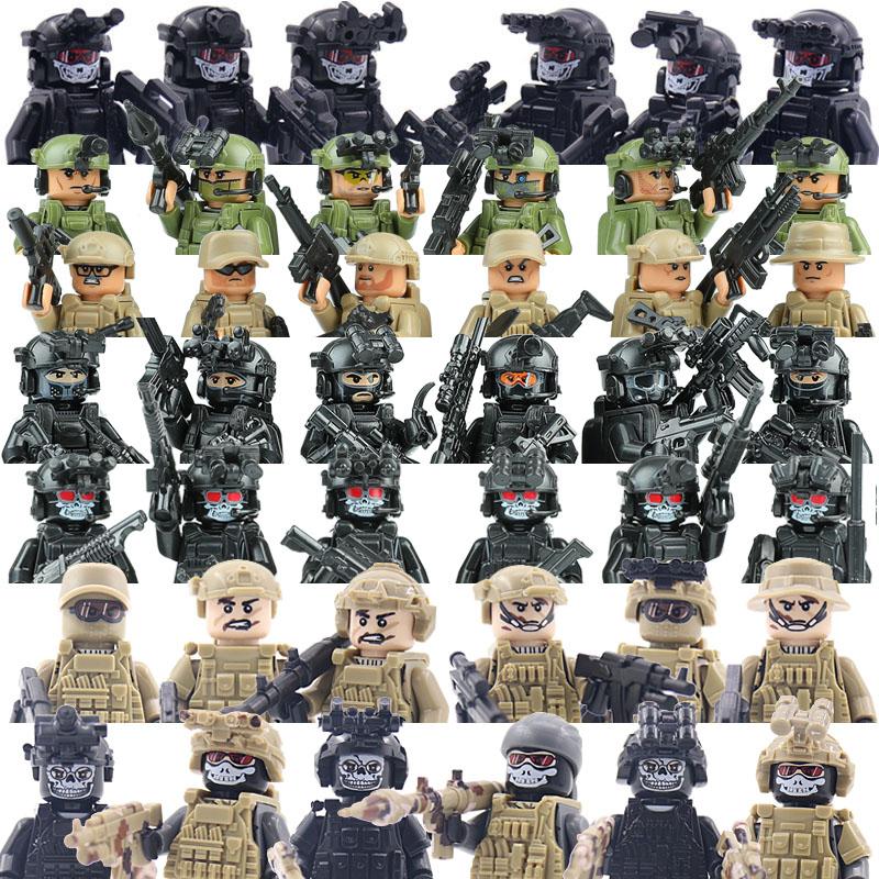 Современный город SWAT Ghost Commando, фигурки солдат спецназа, полицейское военное оружие, строительные блоки, игрушка для детей, подарок
Современный город SWAT Ghost Commando, фигурки солдат спецназа, полицейское военное оружие, строительные блоки, игрушка для детей, подарок