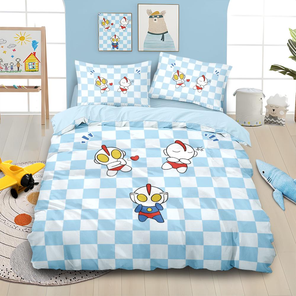 Japanese anime U-Ultraman Quilt Duvet Pillowcase 3D Printed Bedding Set Duvet Cover for Children and Boys Teenagers 100x135cm-2pcs
Japanese anime U-Ultraman Quilt Duvet Pillowcase 3D Printed Bedding Set Duvet Cover for Children and Boys Teenagers 100x135cm-2pcs