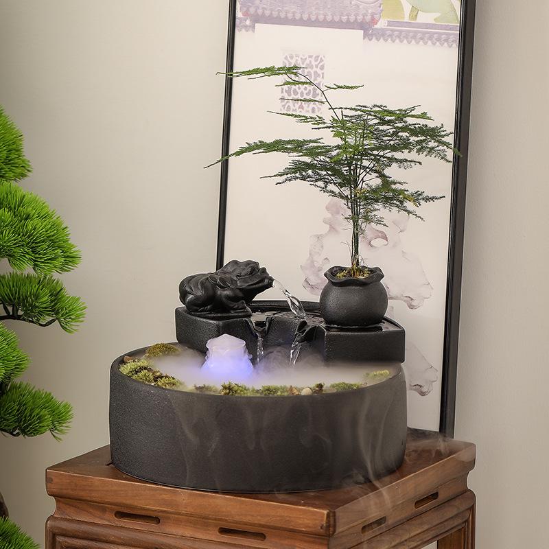 Ceramic Flowing Water Fountain: Wealth-Attracting Desktop Ornament for Living Room & Office Decor
Ceramic Flowing Water Fountain: Wealth-Attracting Desktop Ornament for Living Room & Office Decor