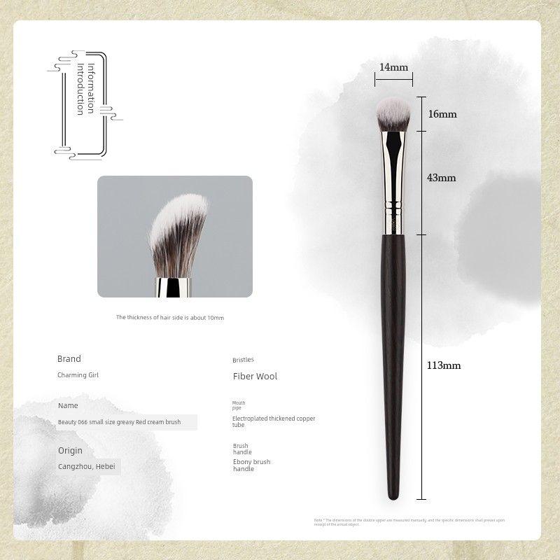 Charming Girl Red Face 066 Slope Blusher Brush Small Size Highlight Brightening Face Shading Cream-Shaped Liquid Makeup Brush Fiber Wool Hongyan 066 Small Blush Brush
Charming Girl Red Face 066 Slope Blusher Brush Small Size Highlight Brightening Face Shading Cream-Shaped Liquid Makeup Brush Fiber Wool Hongyan 066 Small Blush Brush