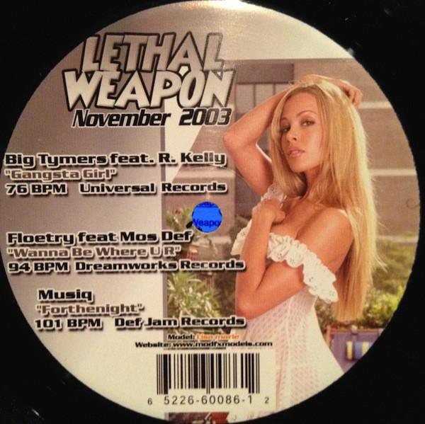 12-дюймовая пластинка VARIOUS - Lethal Weapon ноябрь 2003 LEW039 Только хиты V 2003 США Рэп и хип-хоп/R&B Б/У
12-дюймовая пластинка VARIOUS - Lethal Weapon ноябрь 2003 LEW039 Только хиты V 2003 США Рэп и хип-хоп/R&B Б/У