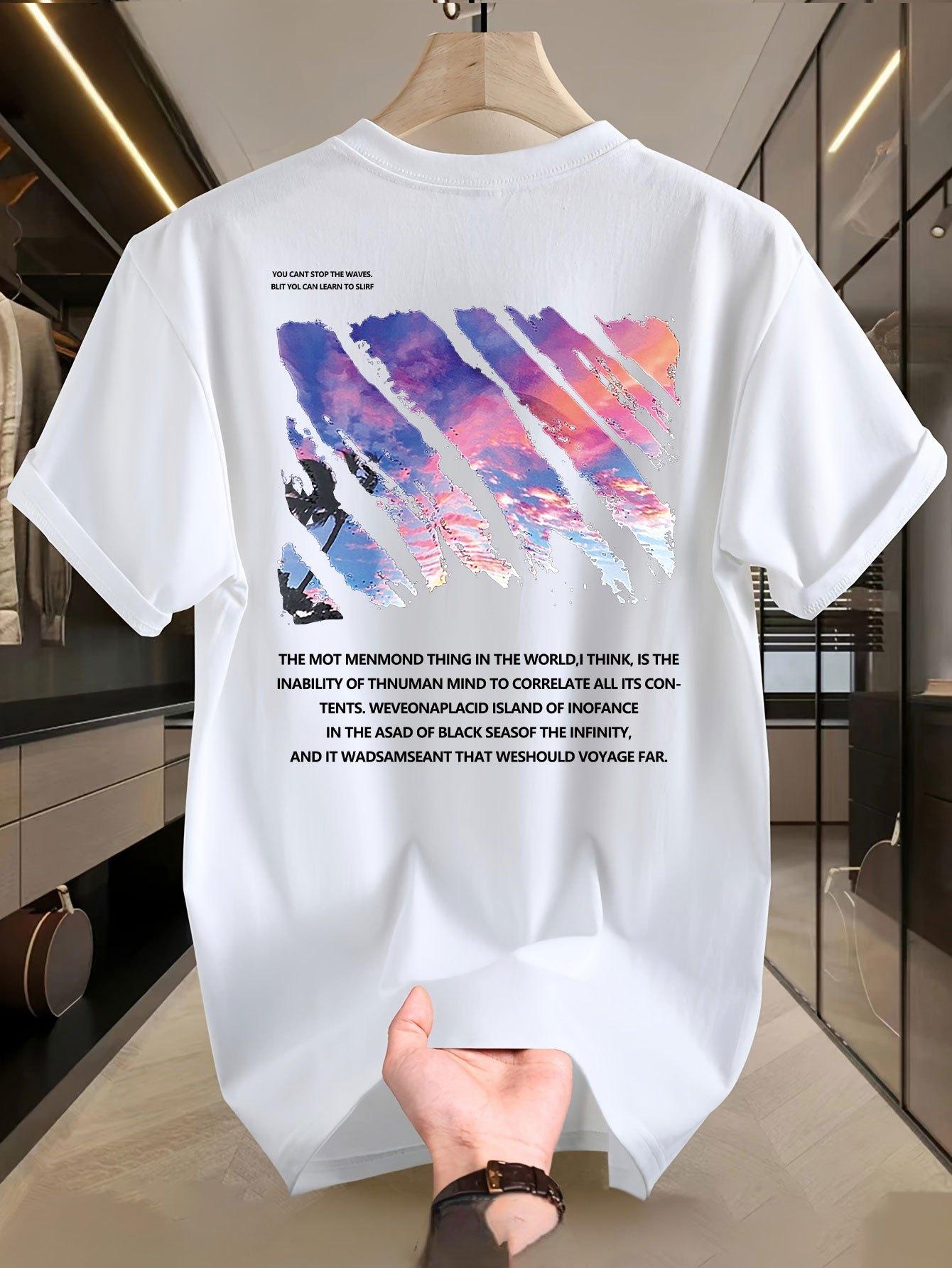 Mens Black Graphic TShirt Soft breathable cotton with horizontal stripes for parties and casual everyday wear 4XL
Mens Black Graphic TShirt Soft breathable cotton with horizontal stripes for parties and casual everyday wear 4XL