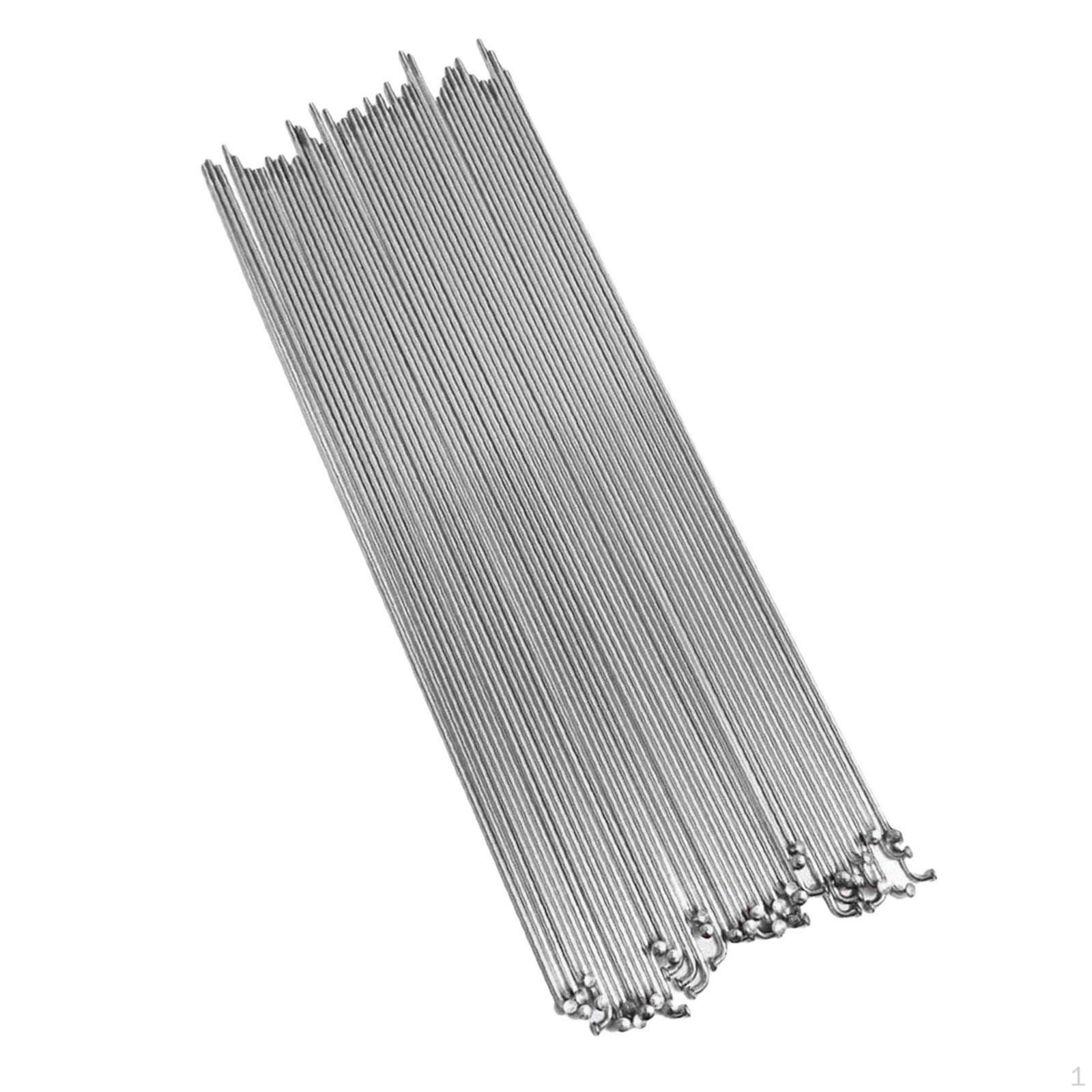 Спиці та ніпелі, Велосипед зі спицями J-bend 268mm Silver 36PCS
Спиці та ніпелі, Велосипед зі спицями J-bend 268mm Silver 36PCS