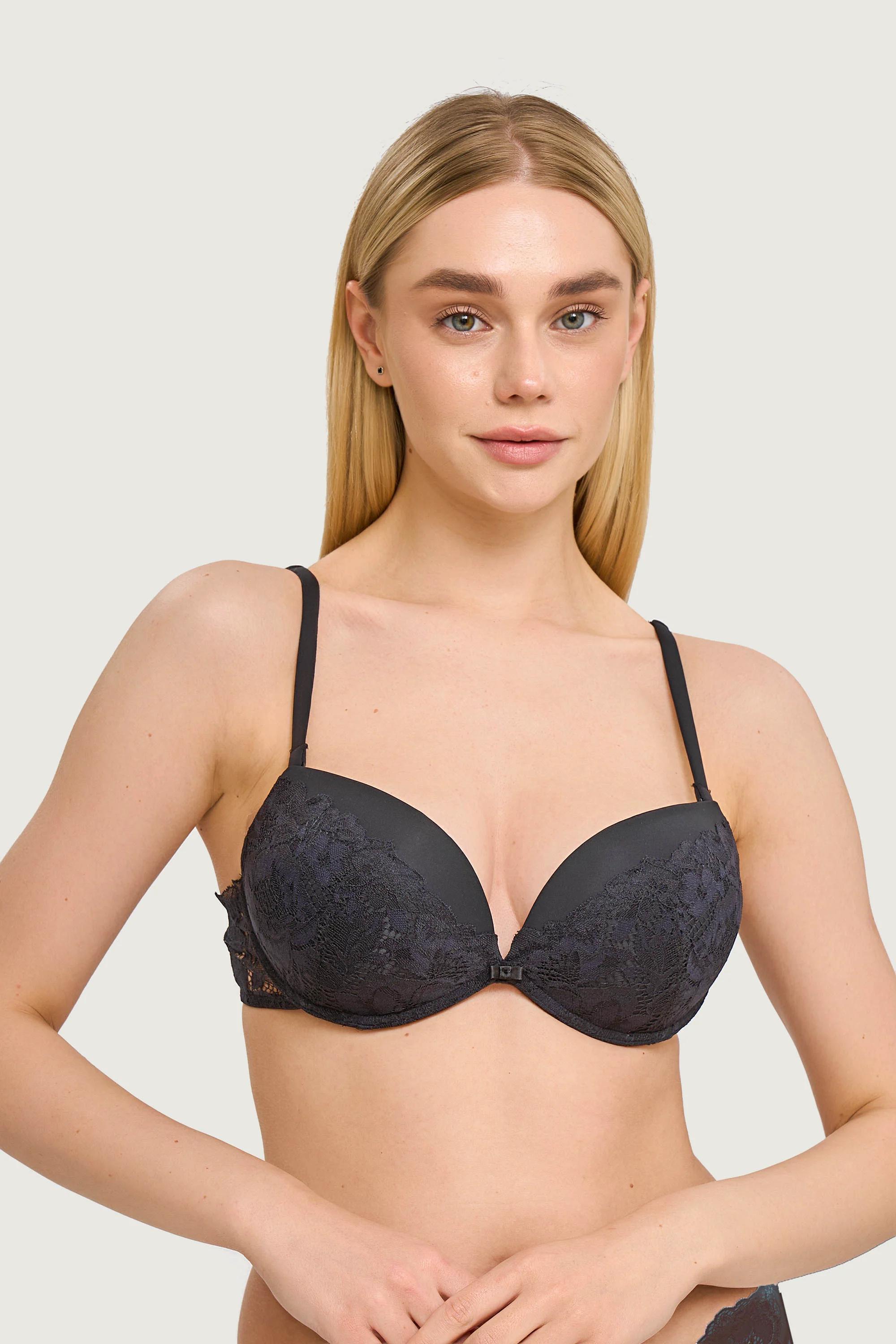 Бюстгальтер push-up подвійний Lormar (85160) 65B прозорий колір чорний
Бюстгальтер push-up подвійний Lormar (85160) 65B прозорий колір чорний