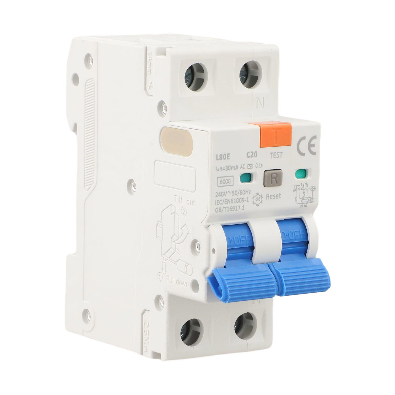 20A Circuit Breaker FI Circuit Breaker Circuit Breaker 81.2*70.5*35.5mm Electrical Protection For Commercial Use China Mainland
20A Circuit Breaker FI Circuit Breaker Circuit Breaker 81.2*70.5*35.5mm Electrical Protection For Commercial Use China Mainland
